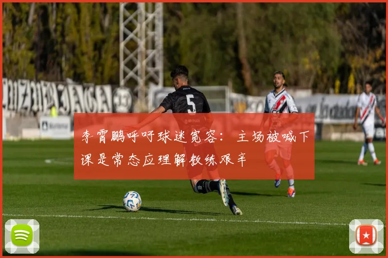 李霄鹏呼吁球迷宽容：主场被喊下课是常态应理解教练艰辛